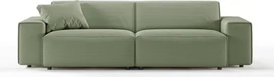 Produktbild von KAWOLA Sofa RANI 3-Sitzer Cord olivgrün