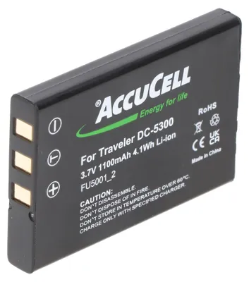 Produktbild von AccuCell Akku passend für Samsung SLB-1137, Digimax. V700
