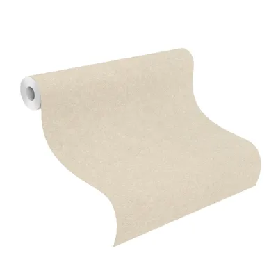 Produktbild von Vliestapete 554458 Tapete Uni Einfarbig 53 x 1005 cm Rasch Composition Beige