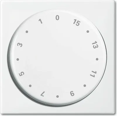 Produktbild von Busch-Jaeger 1770-914-102, Weiß, Analog, Drehregler, 15 min