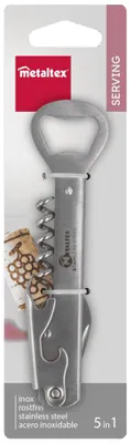 Obrázek produktu pro Metaltex 250511, Someliérský nůž, Nerezová ocel, Nerezová ocel, 140 mm