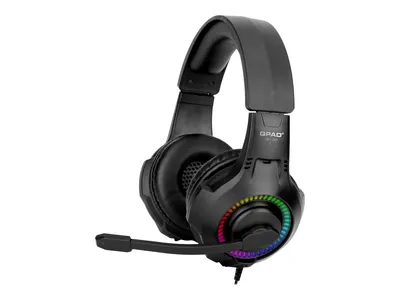 Image de Qpad 9J.H3593.H20 QPAD Gaming Headset Stereo QH-20 RGB schwarz 3,5 Klinke