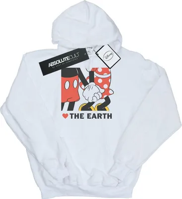 Produktbild von Disney - "Heart The Earth" Kapuzenpullover für Herren BI15203 (XL) (Weiß)