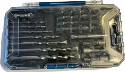 Immagine prodotto di Set di punte e trapani per cemento, 32 pezzi