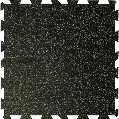 Produktbild von Sportbodenbelag aus Gummi – Puzzle-Matten 6 mm 1 x 1 mtr. Grün