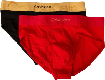 Immagine prodotto di Slip uomo CALVIN KLEIN mutande confezione 2 capi elastico a vista logato cotone elasticizzato articolo NP2668O, size S / IN 28-30 / cm.71-76, Cotone 90%,Spandex 10%