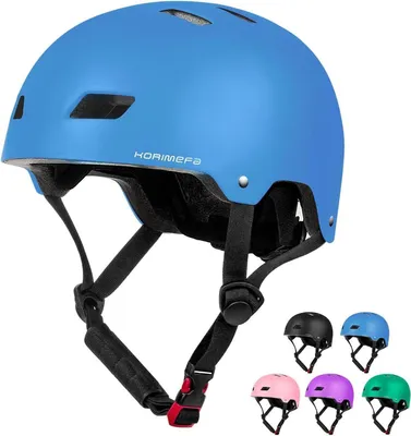Obrázok produktu pre Detská cyklistická prilba Blue CE-certifikovaná Skateboard Scooter BMX 3-14 rokov