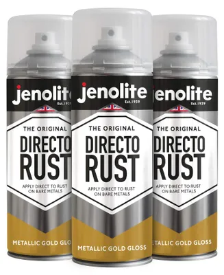 Immagine prodotto di Vernice metallizzata resistente alla ruggine, 3 flaconi da 400 ml