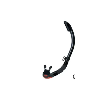 Produktbild von TUSA Schnorchel PLATINA II HYPERDRY schwarz/rot