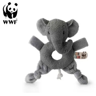 Immagine prodotto di Cub Club - Anello di presa Ebu l'elefante (grigio, 15 cm) per bambini Elefante giocattolo