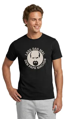 Produktbild von Spreadshirt Stromberg Lass Das Mal Den Papa Machen Männer T-Shirt, M, Schwarz