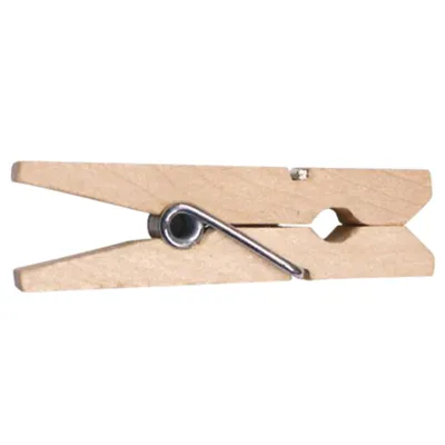 Immagine prodotto di Morsetti per stendere il bucato in legno, naturali (3,5 cm) - confezione da 12 pezzi