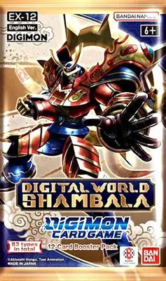 Immagine prodotto di Pacchetto booster Shambala EX-12 Extra Booster del Gioco di Carte Digimon (EN)
