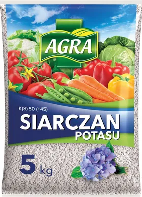 Zdjęcie produktu dla Nawóz uniwersalny AGRA SIARCZAN Potasu 5KG