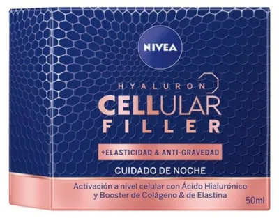 Zdjęcie produktu dla Przeciwzmarszczkowy krem na noc Cellular Filler Nivea (50 ml)