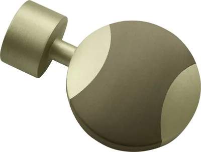 Produktbild von Gardina Endknopf Kira Disc champagner-cappuccino, Ø 19 mm