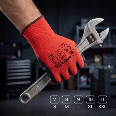Produktbild von Latex-Schutzhandschuhe Für Die Gartenarbeit „Vampirki“ – 12 Paare, Grösse 11/Xxl