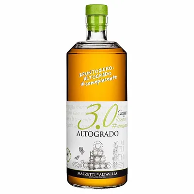 Produktbild von 3.0 ALTOGRADO - Grappa Riserva - Mazzetti d’Altavilla - 51,4 % Vol. - 0,7 L