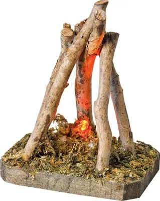 Produktbild von VBS LED Lagerfeuer, Holz, ca. 8x6x10cm