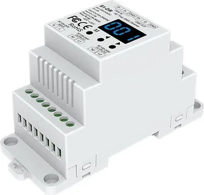 Produktbild von S1-DR DIN DMX512 Triac-Dimmer – 2-Kanal, 230 V AC, 2x1,5A Hutschienenmontage