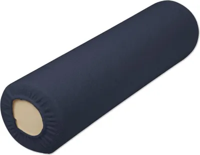 Produktbild von Habys Frottee-Spannbezug, Bezug für Lagerungsrolle | universell, hygienisch, komfortabel | schützt Polsterung | Marineblau 15x60