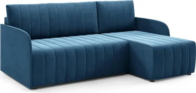 Zdjęcie produktu dla LIKMA Narożnik 208 cm Turkusowy Rozkładany Otto SLIM Kształt L z Funkcją Spania (200x140 cm) i Pojemnikiem na Pościel Tapicerowana Sofa