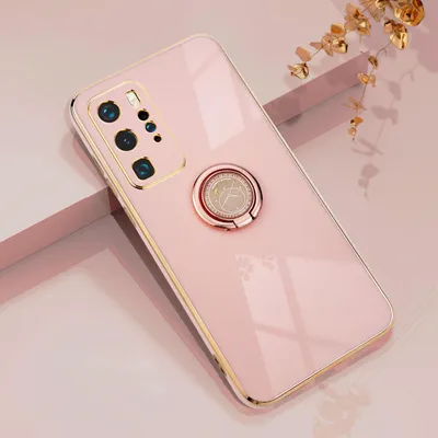 Handyhülle mit Ringhalterung für Huawei P40 Pro, TPU