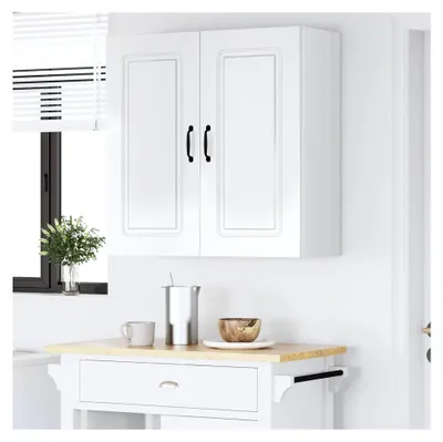 Produktbild von Küchenschrank Kalmar Hochglanz Weiß 80 x 31 x 80 cm Hängeschrank für Badezimmer und Küche