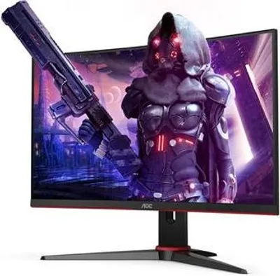 Produktbild von AOC G2 C24G2AE/BK, 59,9 cm (23.6"), 1920 x 1080 Pixel, Full HD, LED, 4 ms, Schwarz, Rot