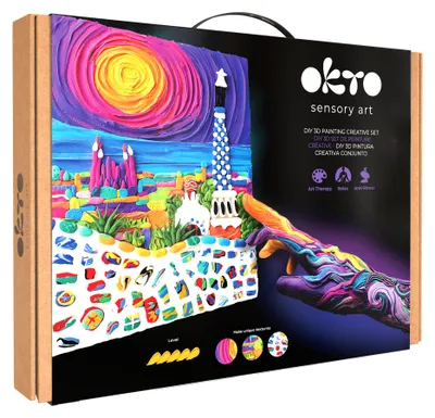 Zdjęcie produktu dla Zestaw Kreat.#Park Guell. Barcelona 30*40Cm 10038
