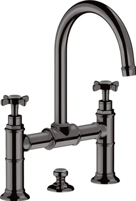 Immagine prodotto di hansgrohe AXOR Montreux mitigeur lavabo 2 poignées 220, vidage escamotable, 16510330, 16510330
