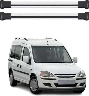 Obrázek produktu pro Příčné střešní nosiče pro Opel Combo C 2001-2011 Hliník Šedá