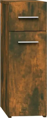 Produktbild von vidaXL Apothekerschrank Räuchereiche 20x45,5x60 cm Holzwerkstoff