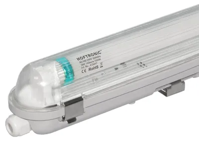 Produktbild von hoftronic LED Feuchtraumleuchte 120cm T8 G13 18W 2520lm 6000K IP65