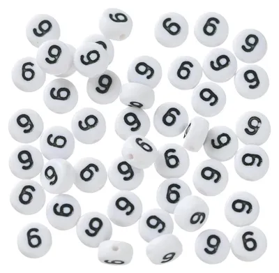 Obrázok produktu pre Akrylové koráliky – okrúhle medzikoráliky – číslo 6 – 8 mm – 100 kusov – na výrobu šperkov