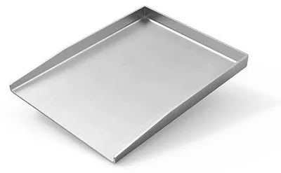 Zdjęcie produktu dla Plancha płyta grillowa ze stali nierdzewnej 37X26 cm uniwersalna do grilla