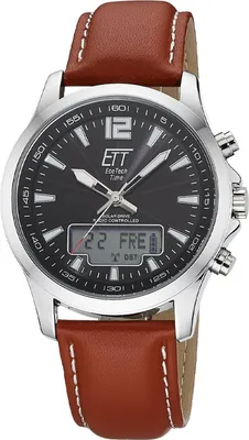 Zdjęcie produktu dla Męski radiowy zegarek solarny Eco Tech Time Model: EGA-11713-21L