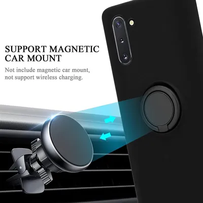 Image de Cadorabo Housse pour Samsung Galaxy NOTE 10 Housse de protection en noir Housse pour portable TPU Etui Case Cover