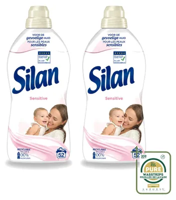 Produktbild von 2 x Silan Sensitive Weichspüler - 1144 ml - Vorratspackung - 2 Stücke