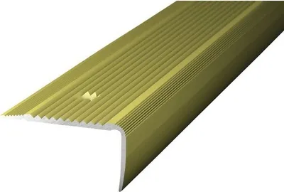 Produktbild von Prinz Treppenkantenprofil Alu sahara gelocht 45 x 23 x 1000 mm