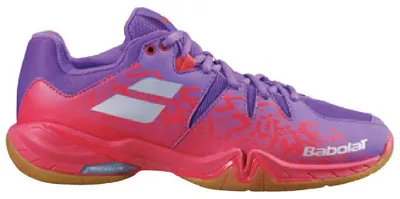 Productafbeelding van BABOLAT Shadow Spirit damestennisschoenen, frambozenrood/vuurrood, maat 40