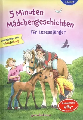 Produktbild von Kinderbuch 5 Minuten Mädchengeschichten für Leseanfänger