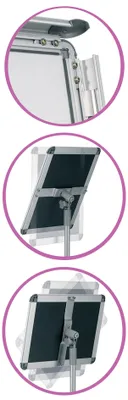 Obrázok produktu pre nobo 1902384 Informačný stojan DIN A3, rozmery: (Š)350 x (H)70 x (V)1 010 mm