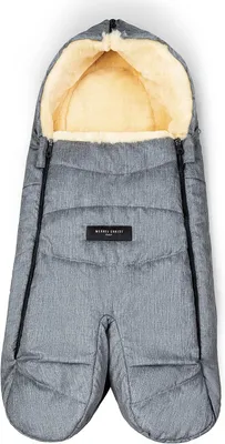 Produktbild von Fußsack WERNER CHRIST BABY, Lammfell-Fußsack WARTH – Winter-Kinderwagen-Fußsack aus medizinischem Fell, für Kinderwagen mit lockeren Beinen oder feste