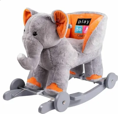 Image de Jouet à bascule avec mélodie et roues PlayTo elephant