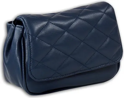 Produktbild von New Bags navy gesteppte Bauchtasche Feeanhänger Handtasche two-in-one OTD5025B