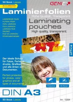 Immagine prodotto di GENIE Laminiertaschen 50 A3 - Folien