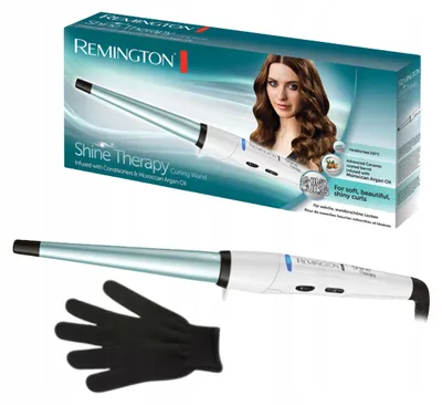 Produktbild von Remington Shine konischer Lockenstab, Keramikbeschichtung mit Arganöl CI53W