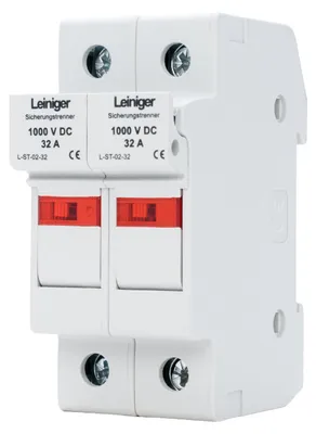 Sicherungstrenner für Photovoltaikanlagen / Sicherungsschalter / DC / max 32 A / mit Sicherungseinsätzen