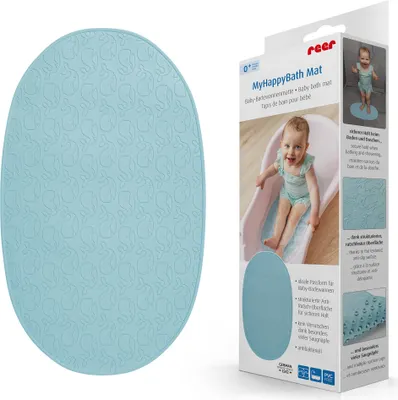 Produktbild von reer MyHappyBath Mat Baby Badewannenmatte, Badewanneneinlage, Badewannen Matte, Antirutschmatte, 42 x 25 cm, 76023